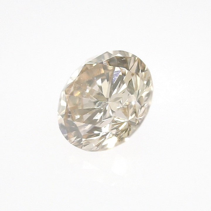 0.28ct Fancy Light Brown, Round Diamond, VS2 - 4.14 - 4.18 x 2.61mm