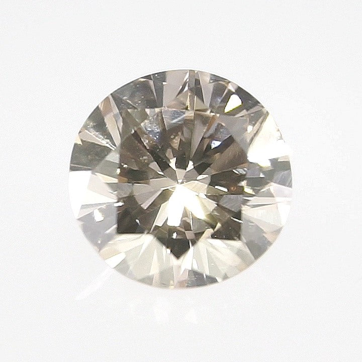 0.30ct Fancy Light Brown, Round Diamond, SI1 - 4.18 - 4.26 x 2.62mm