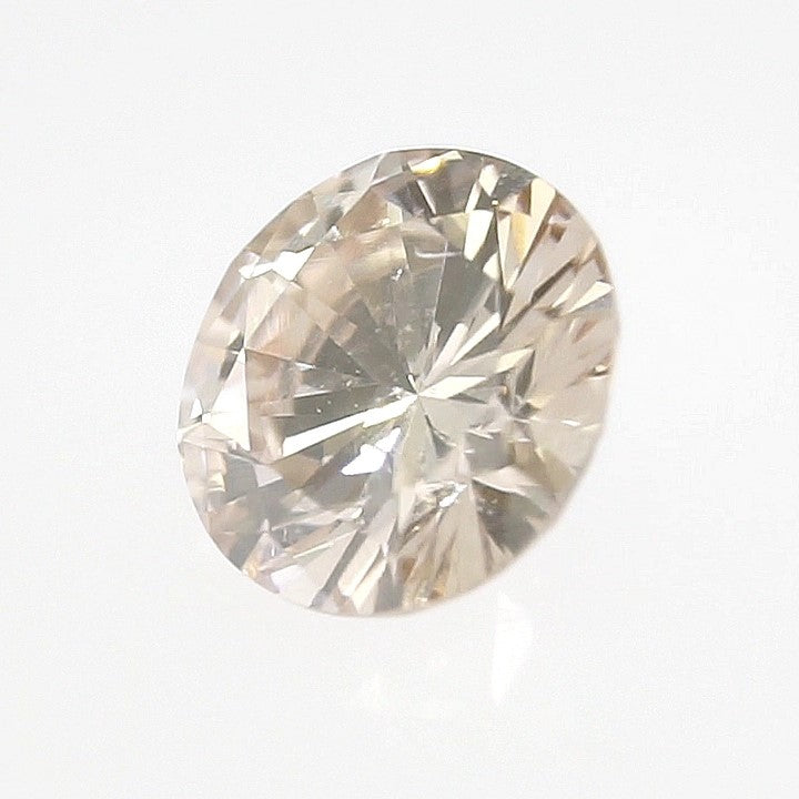 0.30ct Fancy Light Brown, Round Diamond, SI1 - 4.18 - 4.26 x 2.62mm