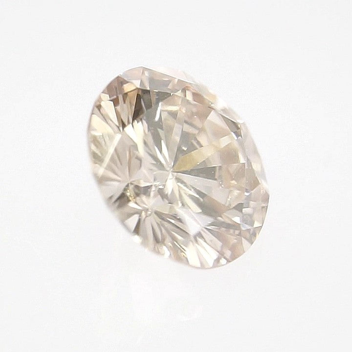 0.30ct Fancy Light Brown, Round Diamond, SI1 - 4.18 - 4.26 x 2.62mm