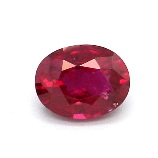 0.31ct Oval Ruby, Heated, Thailand - 4.51 x 3.53 x 2.26mm