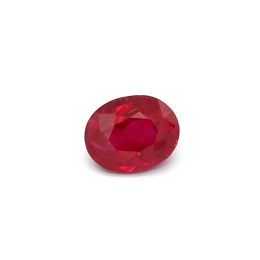 0.40ct Oval Ruby, Heated, Myanmar - 5.05 x 3.99 x 2.47mm