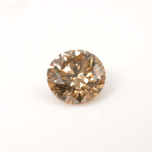 0.76ct Fancy Brown, Round Diamond, VS1 - 5.65 - 5.71 x 3.66mm