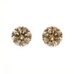 1.02ct Fancy/Fancy Light Orangy Brown, Round Diamond Pair, SI2 - 5.12 - 5.17 x 3.10mm