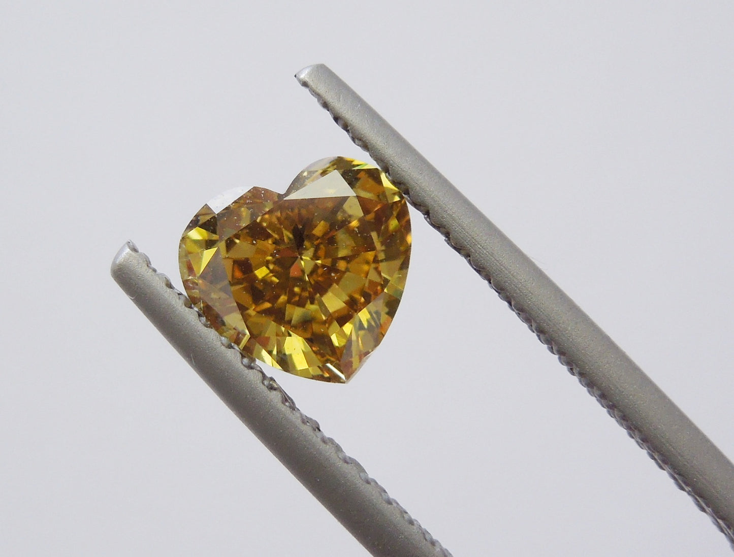 1.04ct Fancy Deep Brownish Greenish Yellow, Heart Shape Diamond, VS2 - 6.41 x 6.92 x 3.53mm