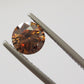 1.39ct Fancy Deep Orangy Brown, Round Diamond, SI1 - 6.92 - 7.00 x 4.48mm