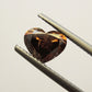 1.41ct Fancy Dark Orangy Brown, Heart Shape Diamond, SI2 - 6.57 x 7.97 x 4.47mm