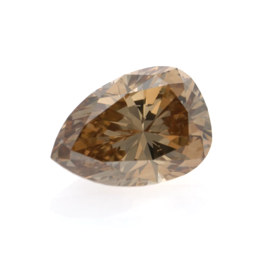 1.43ct Fancy Brown, Pear Shape Diamond, SI1 - 8.47 x 5.86 x 4.28mm