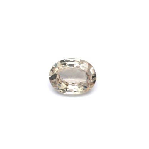 1.43ct Yellow, Oval Sapphire, No Heat, Madagascar - 7.90 x 6.04 x 3.45mm