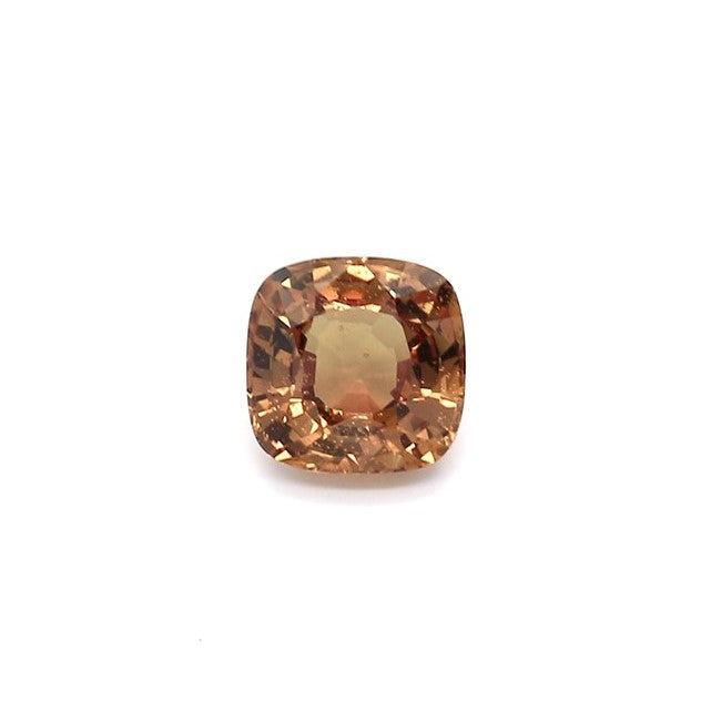 1.45ct Brown, Cushion Sapphire, No Heat, Madagascar - 6.45 x 6.45 x 3.75mm