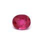 1.74ct Oval Ruby, H(b), Madagascar - 7.55 x 6.37 x 4.31mm