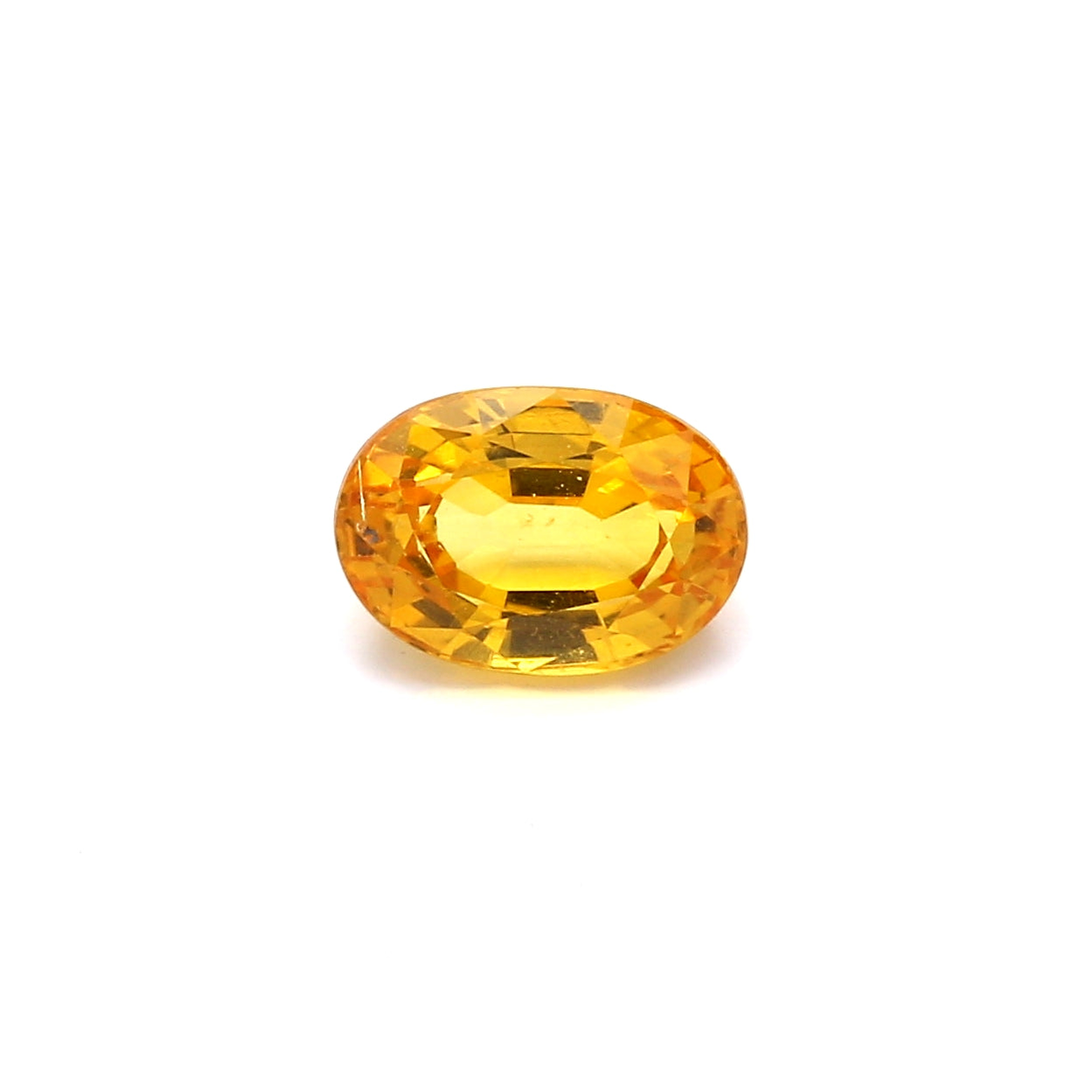 1.82ct Yellow, Oval Sapphire, Heated, East Africa - 8.24 x 5.85 x 4.01mm