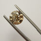 2.12ct Fancy Orangy Brown, Round Diamond, SI1 - 7.93 - 8.05 x 5.12mm