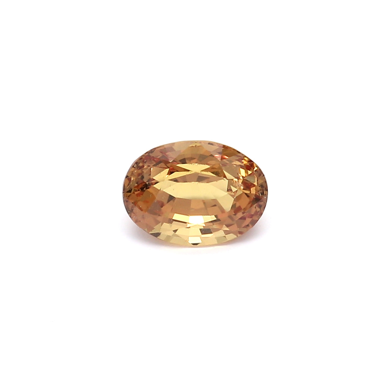 2.15ct Yellowish Orange, Oval Sapphire, No Heat, Madagascar - 8.29 x 6.28 x 4.92mm