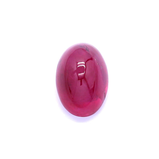 2.48ct Oval Cabochon Ruby, H(b), Thailand - 8.87 x 6.09 x 4.83mm