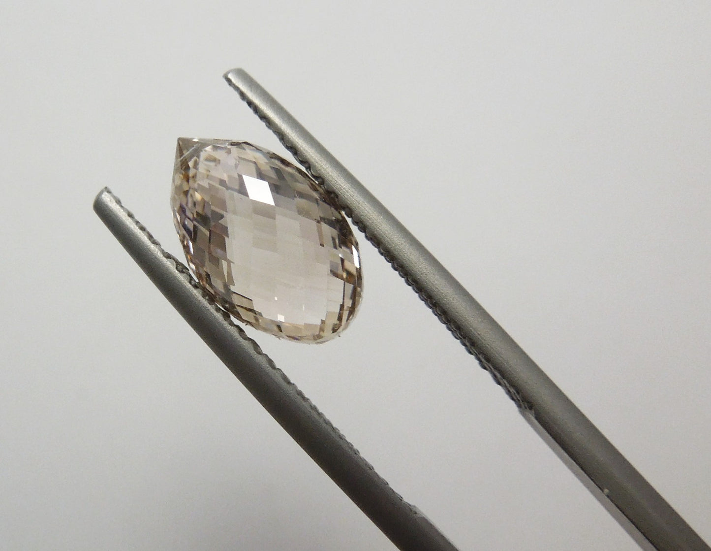 3.19ct White (Y-Z), Briolette Diamond, VS1 - 10.72 x 6.55 x 5.30mm