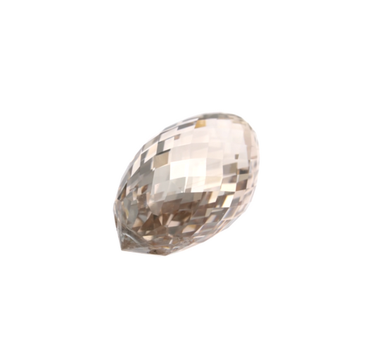 3.19ct White (Y-Z), Briolette Diamond, VS1 - 10.72 x 6.55 x 5.30mm