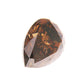 1.56ct Fancy Dark Brown, Pear Shape Diamond, SI1 - 8.32 x 6.29 x 4.41mm