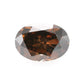 2.02ct Dark Orangy Brown, Oval Diamond, SI - 9.30 x 6.50 x 4.70mm