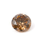 1.23ct Orangy Brown, Round Diamond, SI - 6.63 - 6.72 x 4.17mm