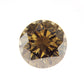 1.25ct Fancy Deep Yellowish Brown, Round Diamond, I1 - 6.64 - 6.78 x 4.37mm