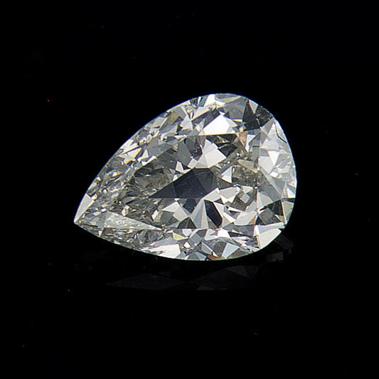 1.05ct White (J), Pear Shape Diamond, SI1 - 7.98 x 5.76 x 3.44mm