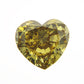 1.04ct Fancy Deep Brownish Greenish Yellow, Heart Shape Diamond, VS2 - 6.41 x 6.92 x 3.53mm