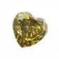 1.04ct Fancy Deep Brownish Greenish Yellow, Heart Shape Diamond, VS2 - 6.41 x 6.92 x 3.53mm