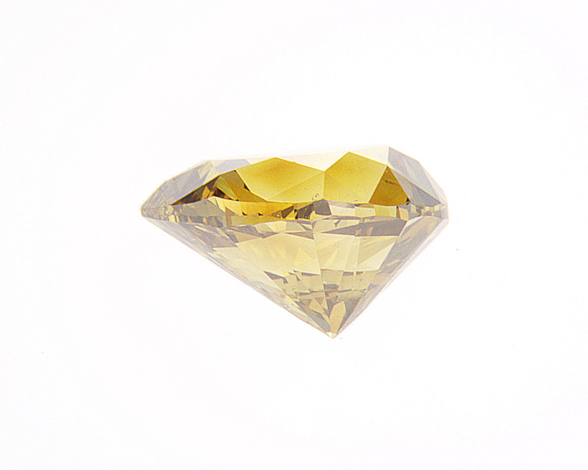 0.86ct Fancy Deep Brownish Yellow, Pear Shape Diamond, VS2 - 6.76 x 4.90 x 4.10mm