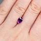 1.52ct Pinkish Purple, Oval Sapphire, Heated, Sri Lanka - 7.78 x 5.47 x 4.02mm