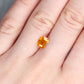 2.03ct Orangy Yellow, Octagon Sapphire, Heated, Sri Lanka - 7.29 x 5.85 x 4.48mm