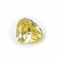 0.50ct Fancy Vivid Yellow, Heart Shape Diamond, SI2 - 5.07 x 5.70 x 2.88mm