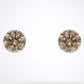 1.02ct Fancy/Fancy Light Orangy Brown, Round Diamond Pair, SI2 - 5.12 - 5.17 x 3.10mm