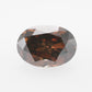 2.02ct Dark Orangy Brown, Oval Diamond, SI - 9.30 x 6.50 x 4.70mm