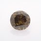 1.25ct Fancy Deep Yellowish Brown, Round Diamond, I1 - 6.64 - 6.78 x 4.37mm