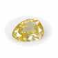 0.66ct Fancy Intense Greenish Yellow, Pear Shape Diamond - 7.49 x 5.74 x 2.27mm