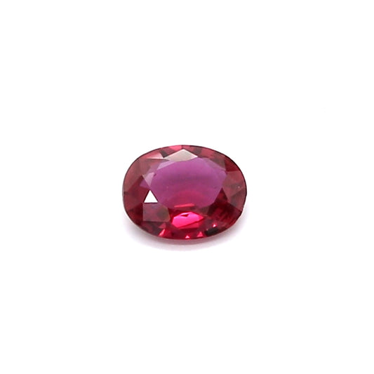 0.21ct Oval Ruby, Heated, Thailand - 4.43 x 3.53 x 1.58mm