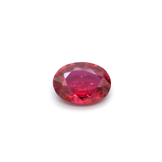 0.24ct Oval Ruby, Heated, Thailand - 4.52 x 3.48 x 1.64mm