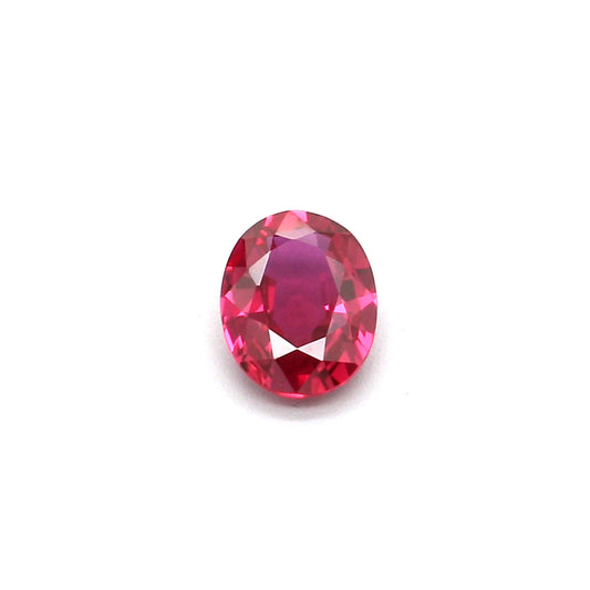 0.25ct Oval Ruby, Heated, Thailand - 4.52 x 3.52 x 1.82mm