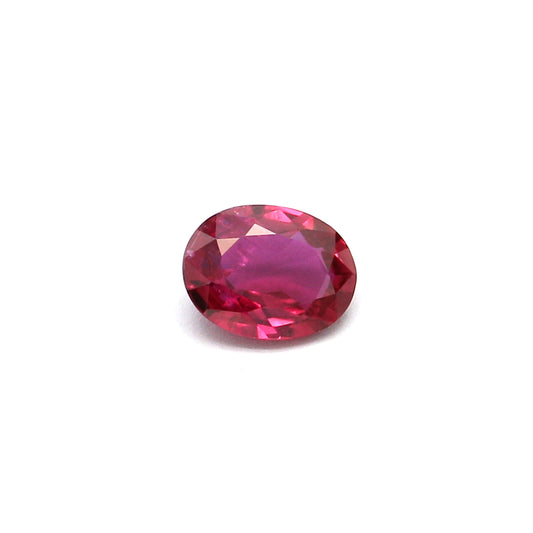 0.26ct Oval Ruby, Heated, Thailand - 4.55 x 3.53 x 1.84mm