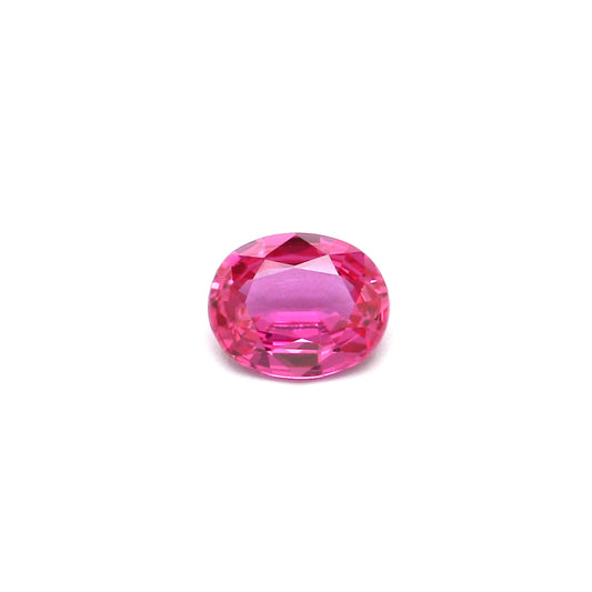 0.26ct Pink, Oval Sapphire, Heated, Thailand - 4.56 x 3.68 x 1.81mm