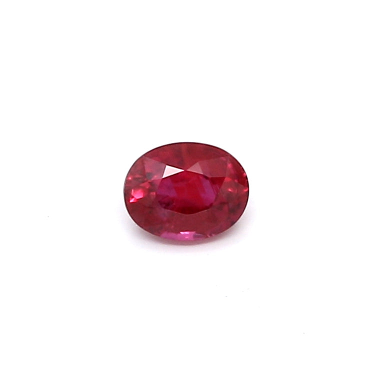 0.30ct Oval Ruby, Heated, Thailand - 4.43 x 3.52 x 2.32mm