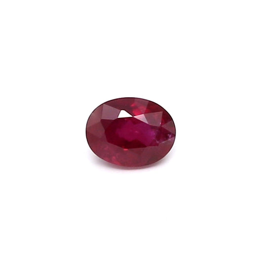 0.33ct Oval Ruby, H(b), Thailand - 4.54 x 3.50 x 2.55mm