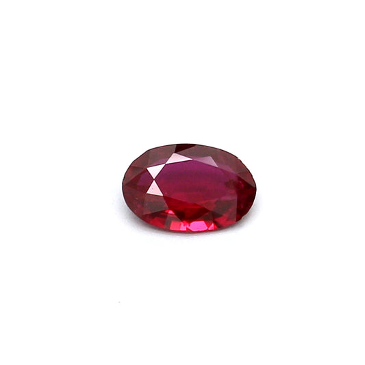 0.36ct Oval Ruby, Heated, Thailand - 5.86 x 4.05 x 1.72mm