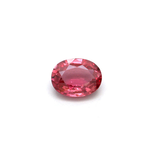 0.37ct Pinkish Red, Oval Ruby, Heated, Thailand - 4.97 x 3.84 x 2.01mm