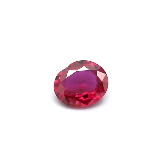 0.37ct Oval Ruby, Heated, Thailand - 5.15 x 4.38 x 1.88mm