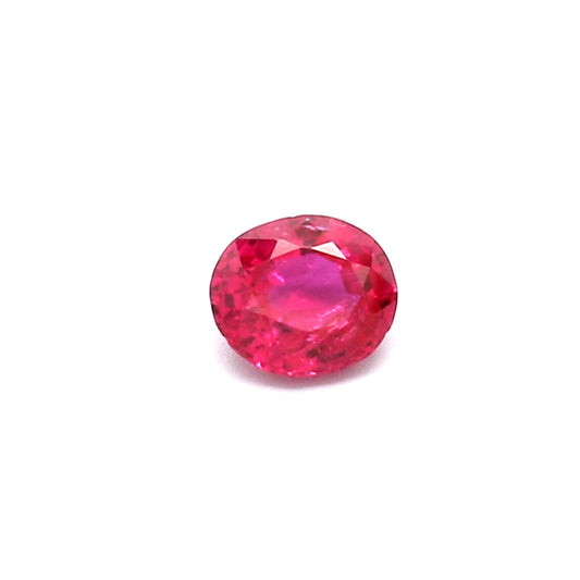 0.37ct Oval Ruby, Heated, Thailand - 4.62 x 3.99 x 2.37mm