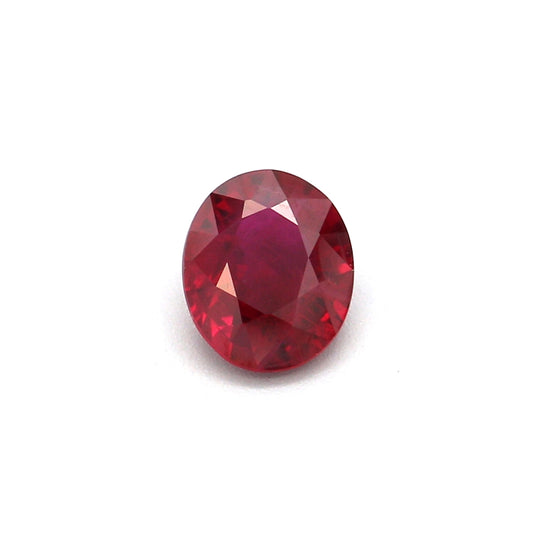 0.37ct Oval Ruby, H(a), Myanmar - 4.93 x 4.09 x 2.21mm