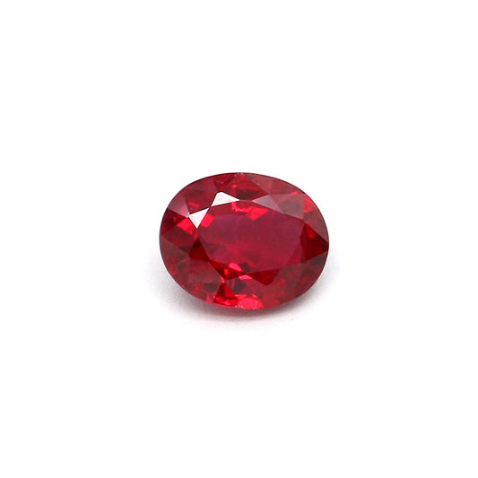 0.37ct Oval Ruby, H(a), Myanmar - 4.95 x 3.94 x 2.25mm