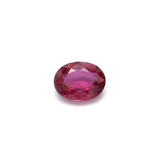 0.38ct Purplish Pink, Oval Sapphire, Heated, Thailand - 5.08 x 3.90 x 2.03mm